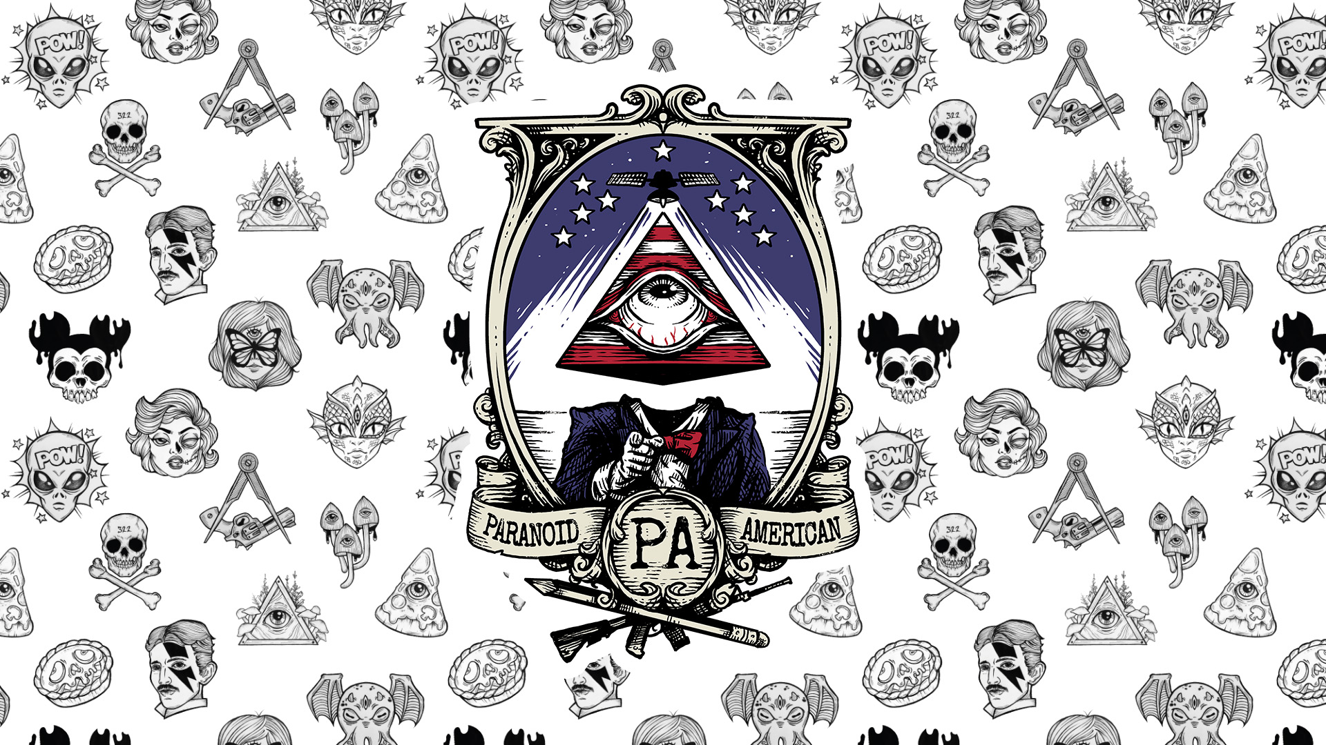 Paranoid American Comics's cover